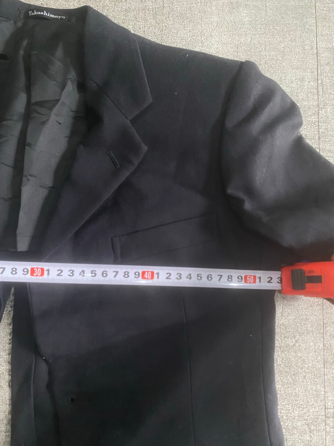 일본빈티지 Takashimaya 올드스쿨아메카지펑크스트릿 혁오풍 블레이져 상품이미지3