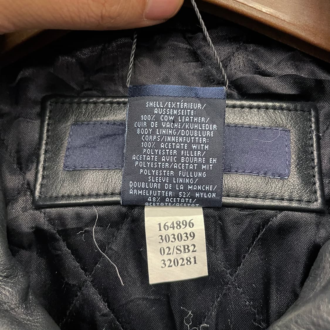 90s 올드 갭 GAP 소가죽 카 코트 상품이미지9