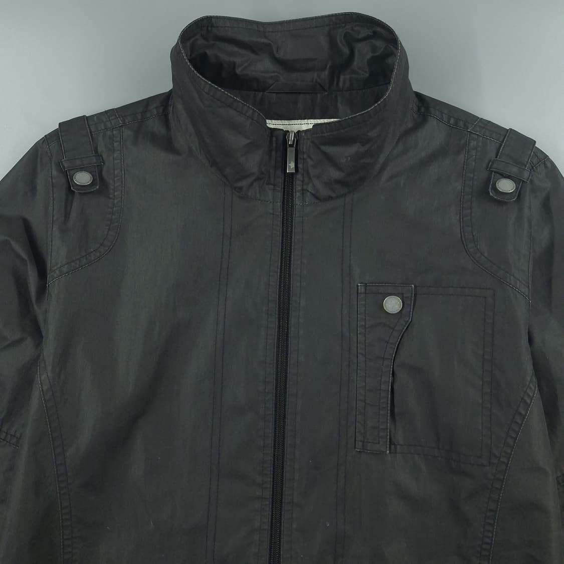 리바이스 시그니처 블랙 체스트포켓 하이넥 캐주얼 바람막이 자켓 M 상품이미지4