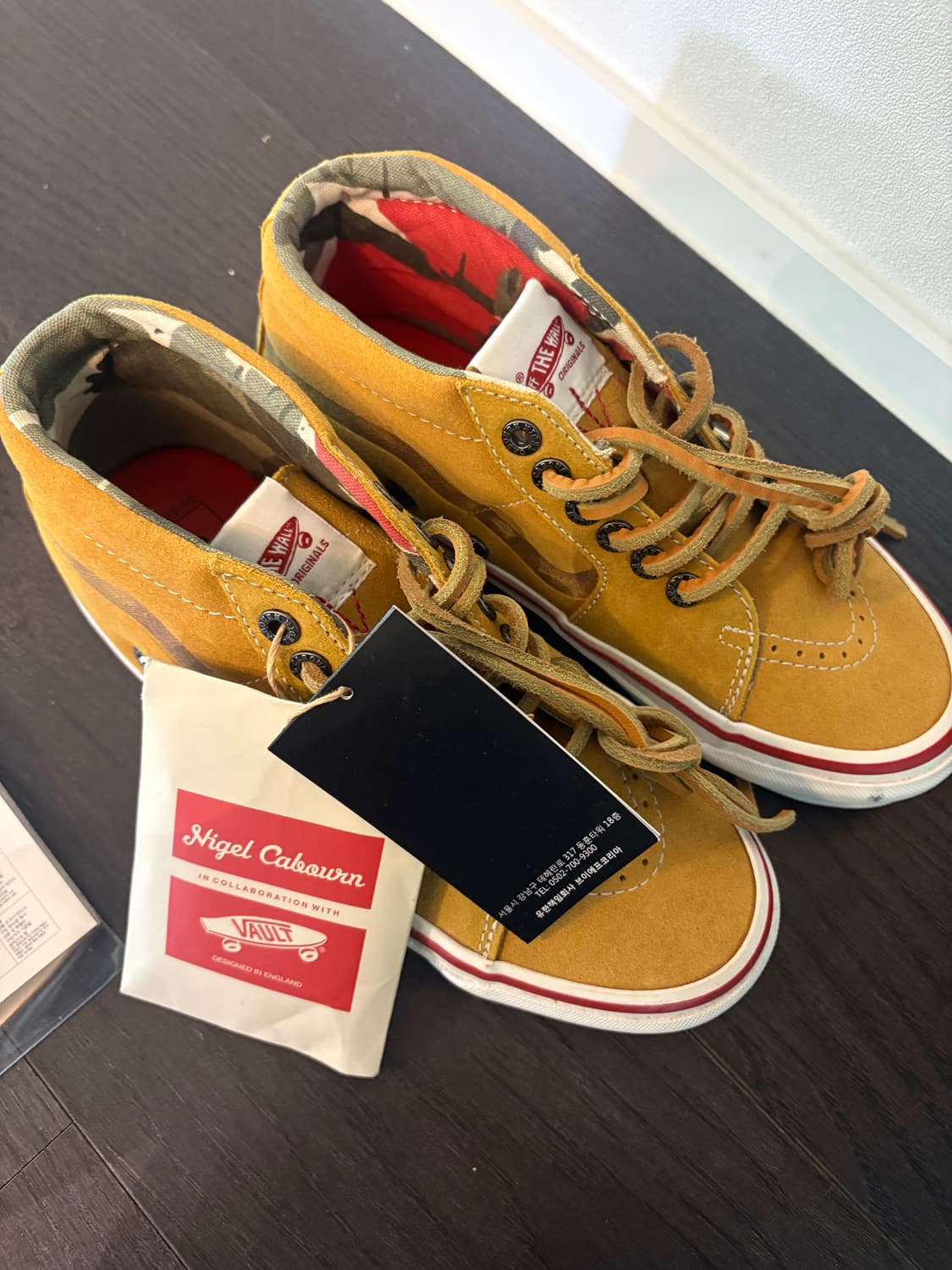 새상품) 반스 x 나이젤 카본 OG 스케이트 미드 LX 빈티지 스웨이드  상품이미지4