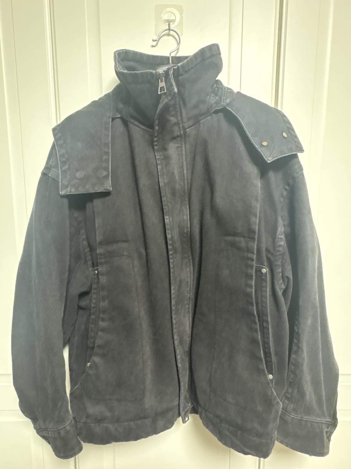 [48 size] 송지오 컬렉션 하이넥 3D  데님 트러커 자켓 상품이미지1