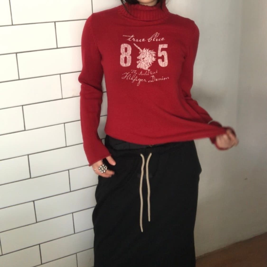 에센셜 스웨트 롱 스커트 / M 사이즈 상품이미지9