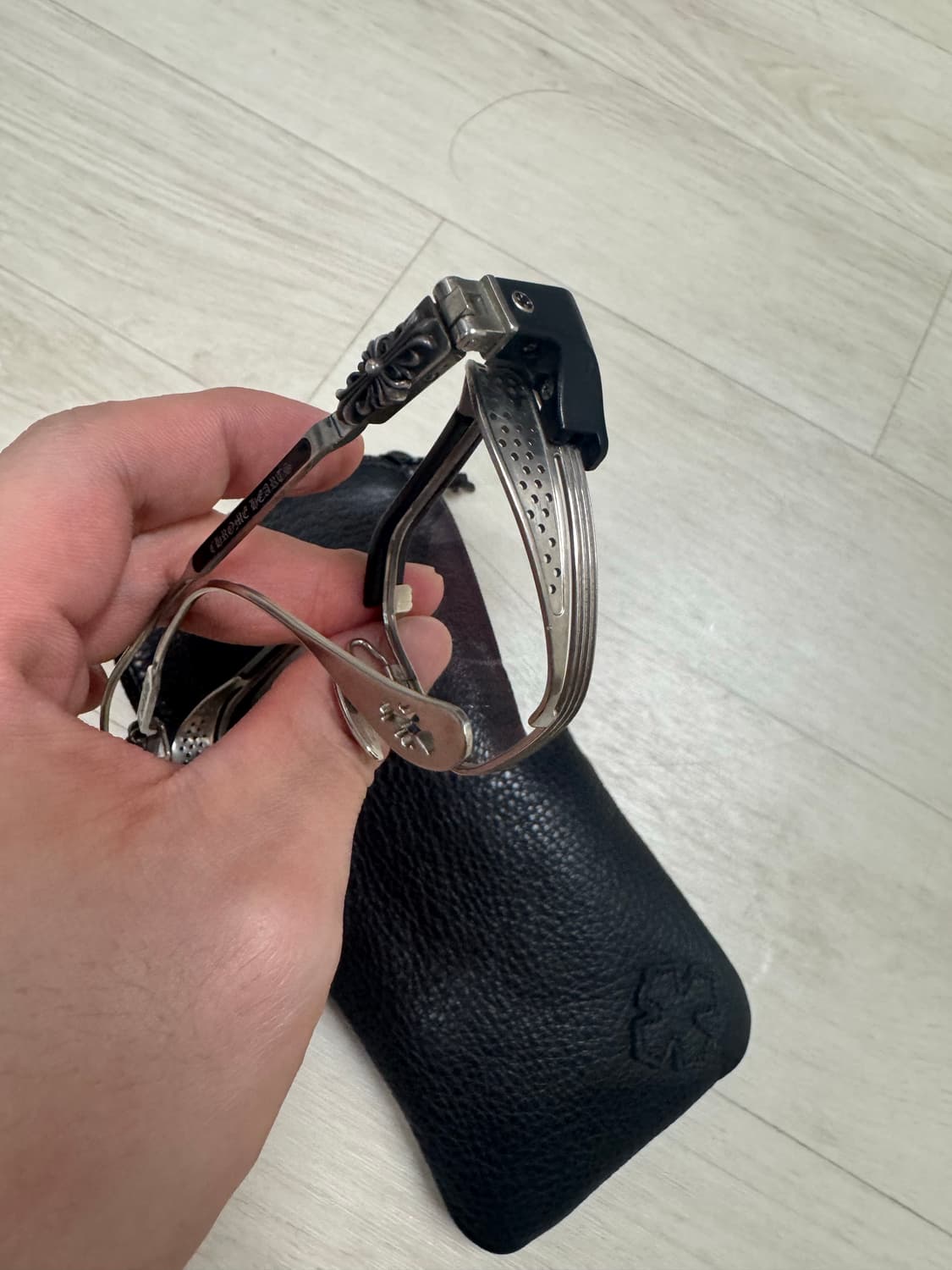 크롬하츠 르그마 검정/실버 꿀매 상품이미지9