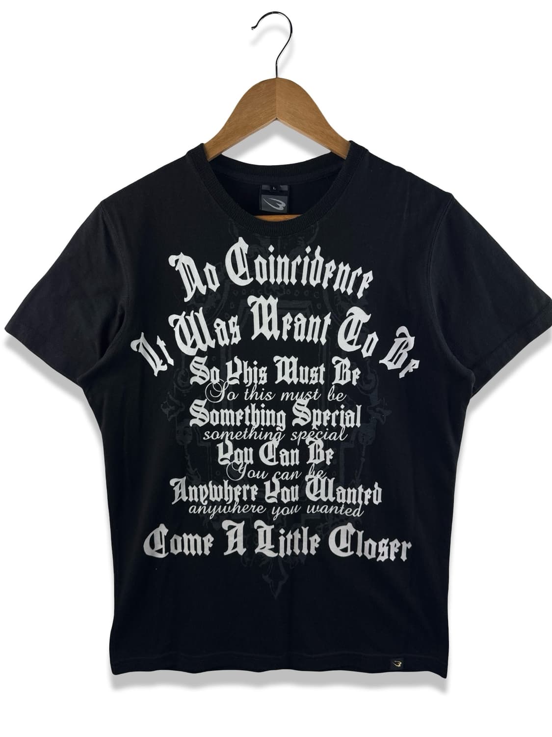 JPN Y2K 레터링 프린팅 티셔츠2004 상품이미지1