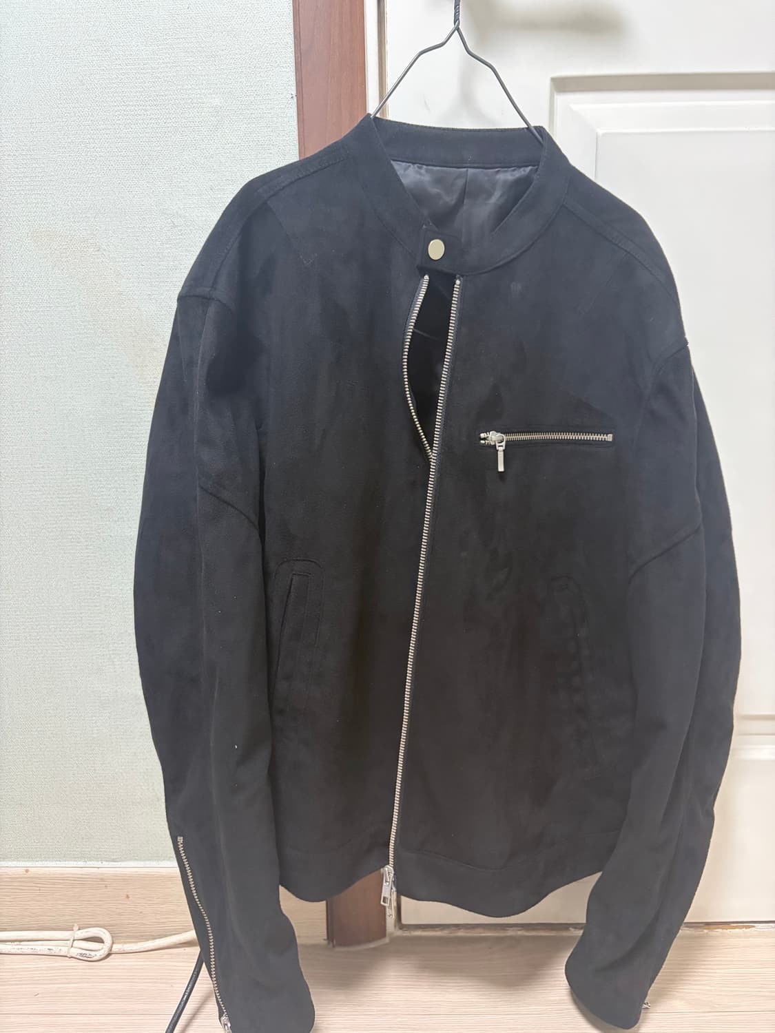 드로우핏 스웨이드 바이커 자켓 M 상품이미지4