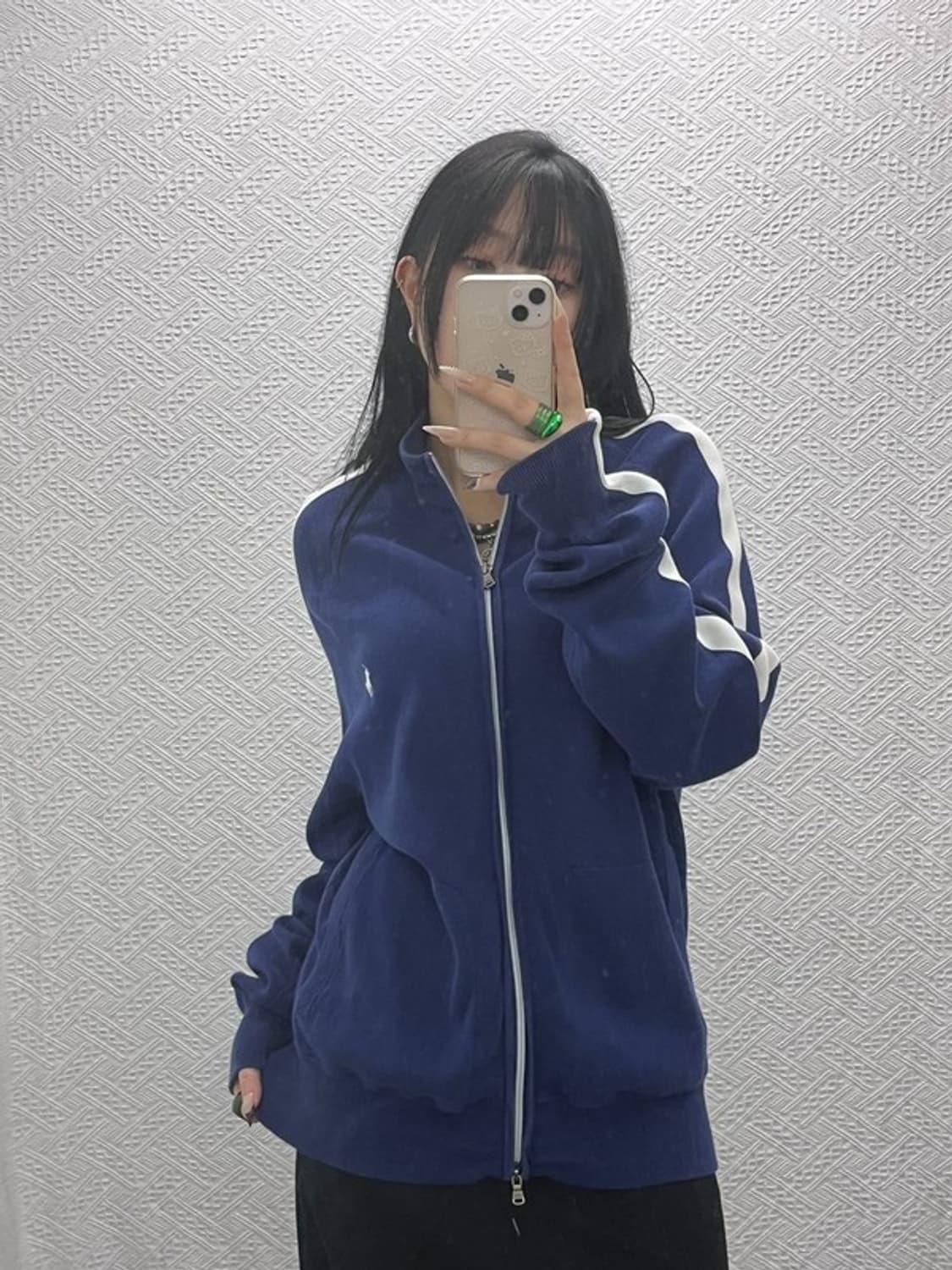 폴로 랄프로렌 캐주얼 화이트포니 투웨이 니트 집업 L C08412 상품이미지1