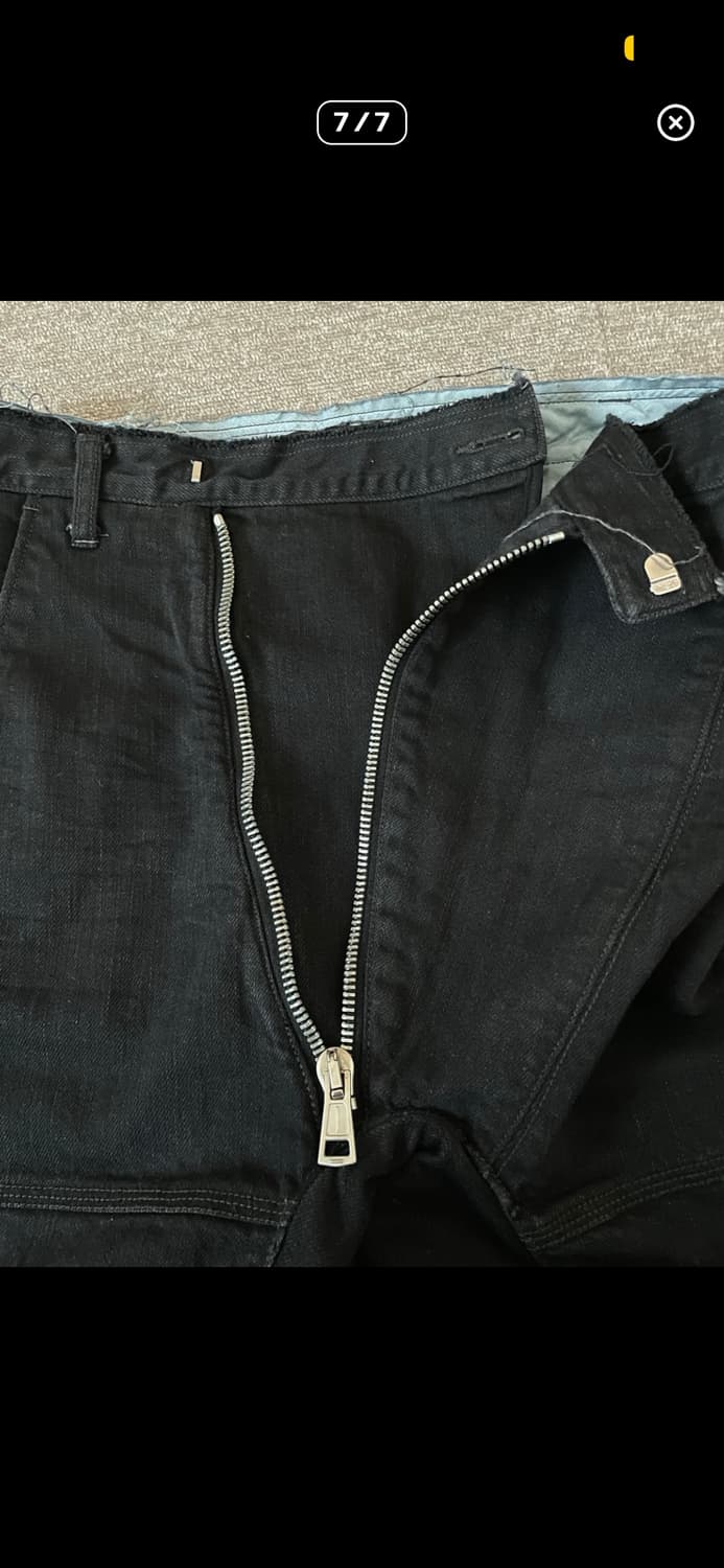 다이어트부처슬림스킨 비대칭집업크롭팬츠 릭오웬스 상품이미지3