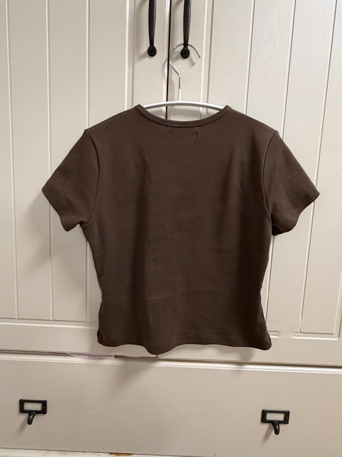 글로니(Glowny) G BABY TEE 베이비 티 초코 브라운 s 상품이미지5