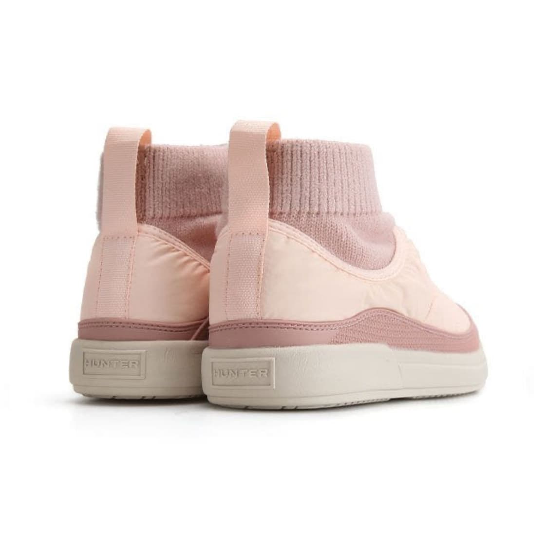 (W) 헌터 인 아웃 푸퍼 니트 패딩 앵클 부츠 피치 더스트 포그 방한화 상품이미지3