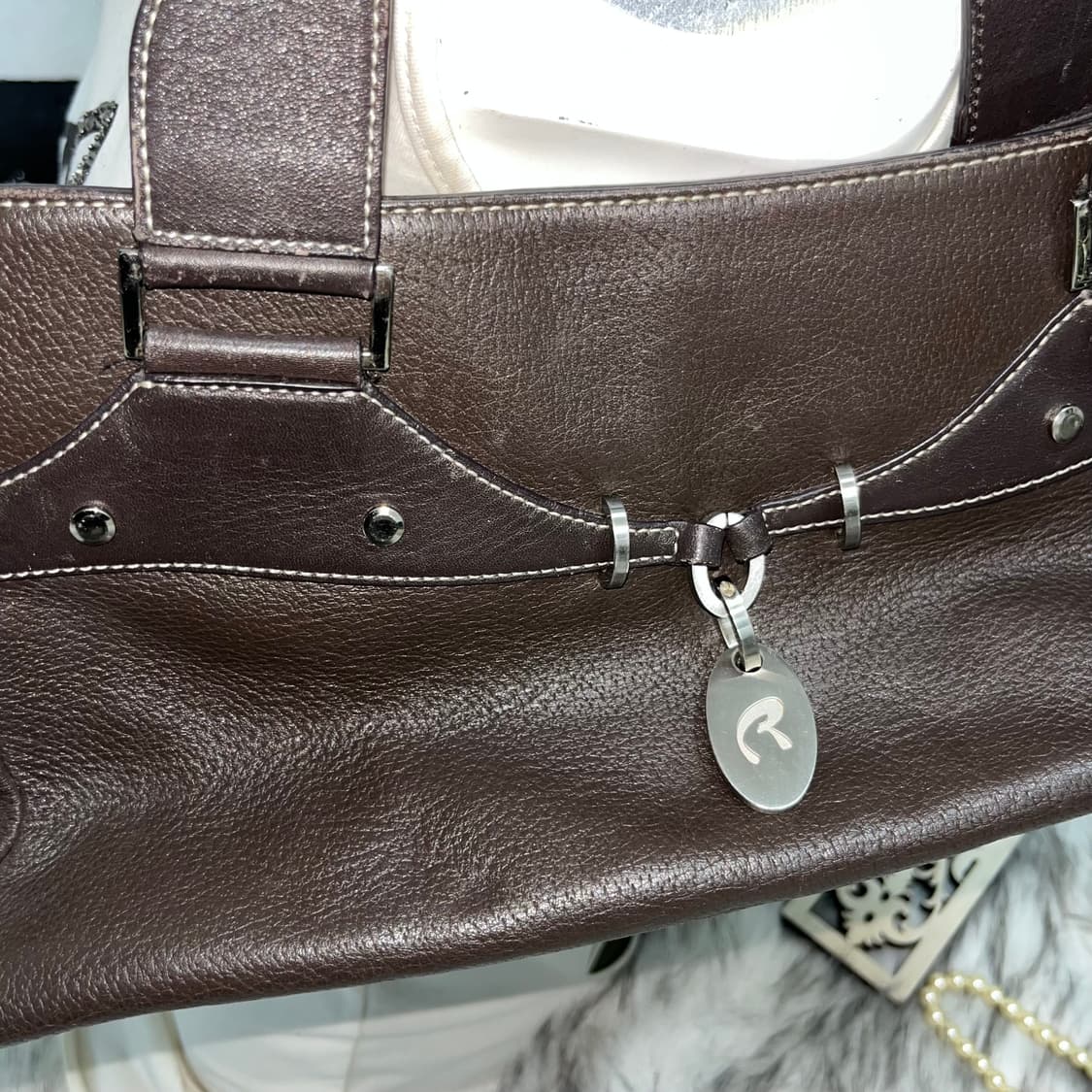 빈티지 브라운 숄더백 상품이미지2