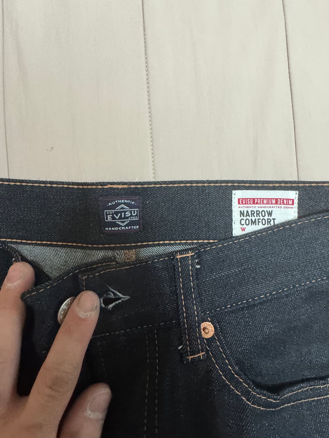 에비수 데님팬츠  상품이미지3