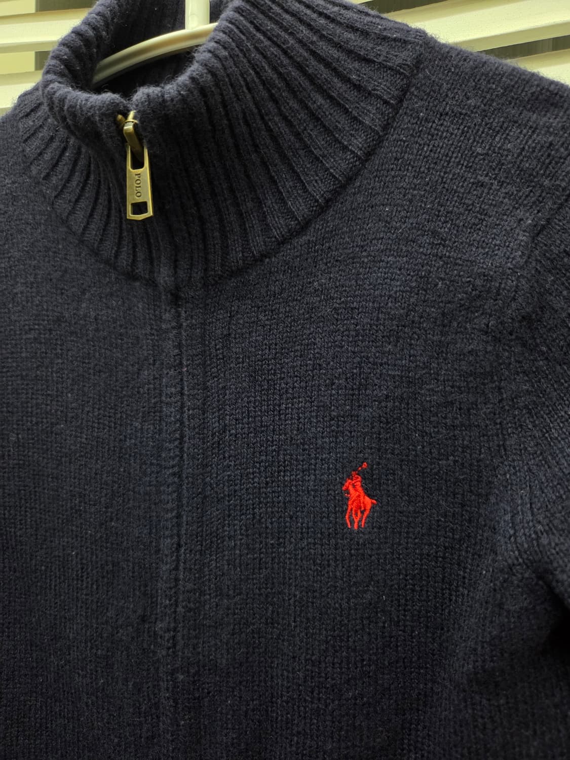 폴로 랄프로렌 키즈 램스울 집업 니트 상품이미지3