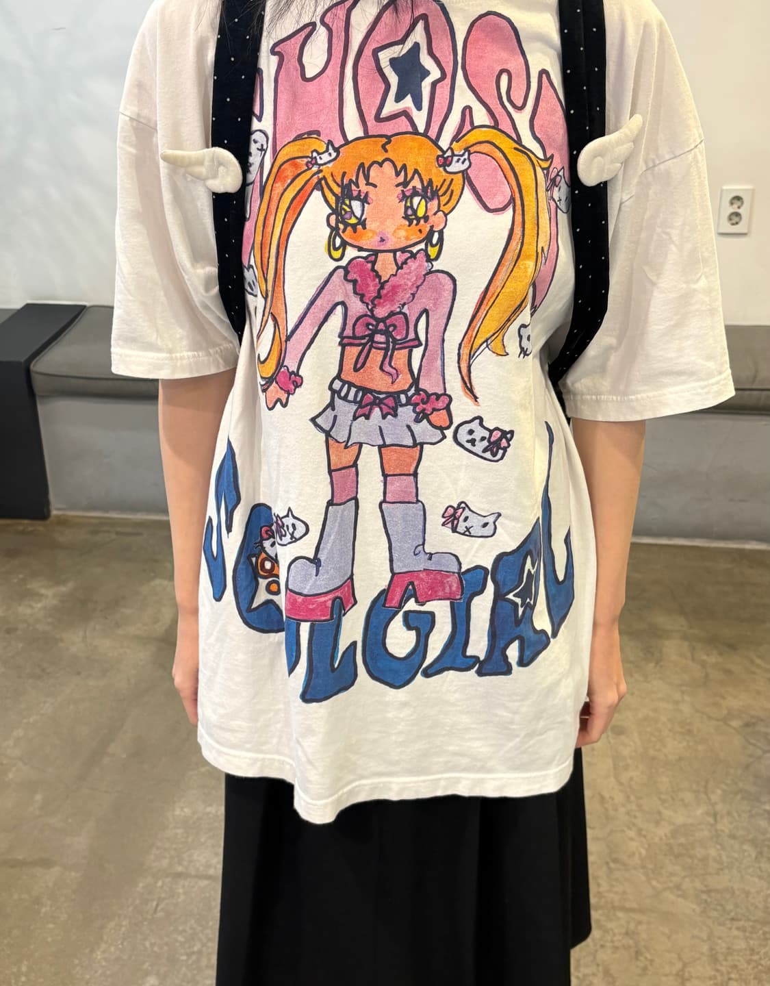 빈티지 날개 백팩 가방 상품이미지2