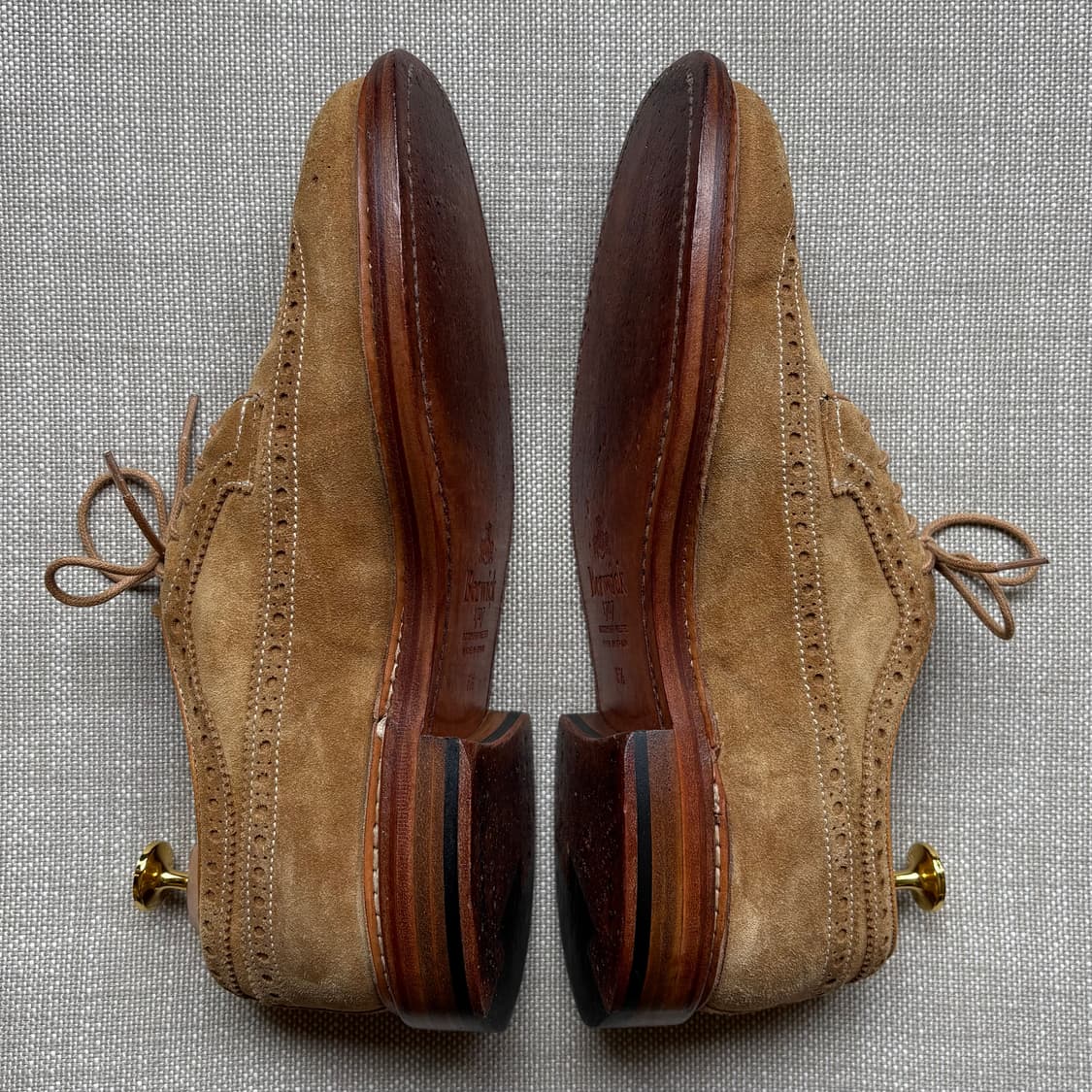 [255] Berwick 4794 카멜 스웨이드 브로그 윙팁 상품이미지6