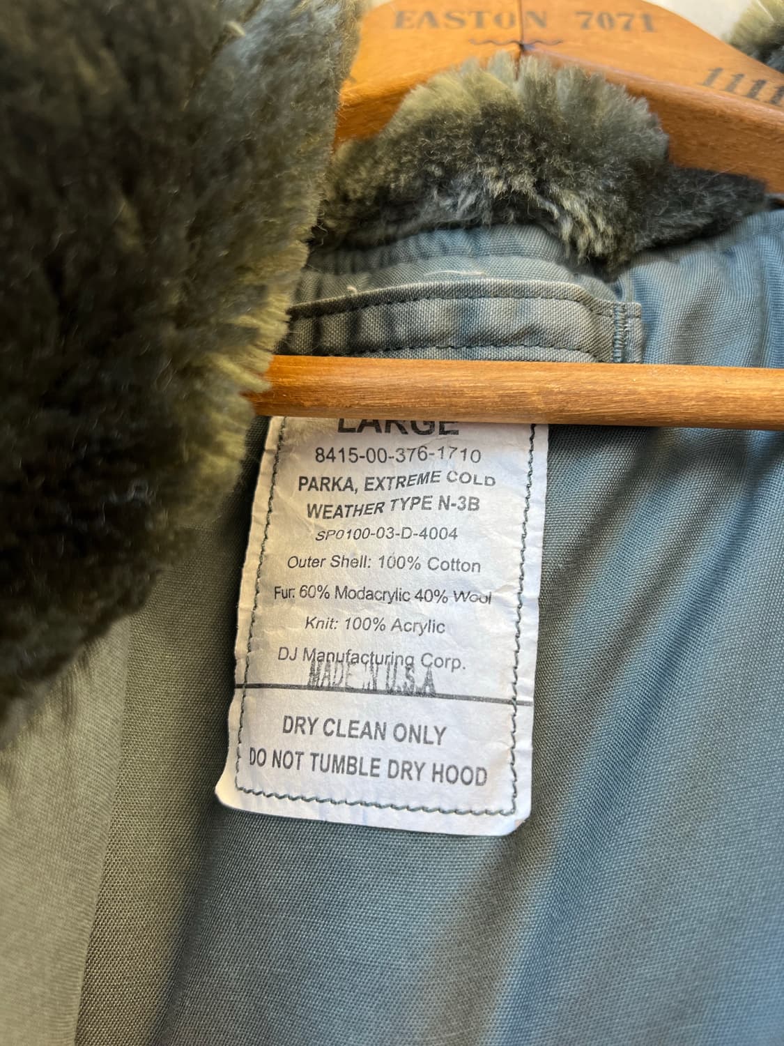 (105-107)오리지널 USAF N-3b 파카 상품이미지3