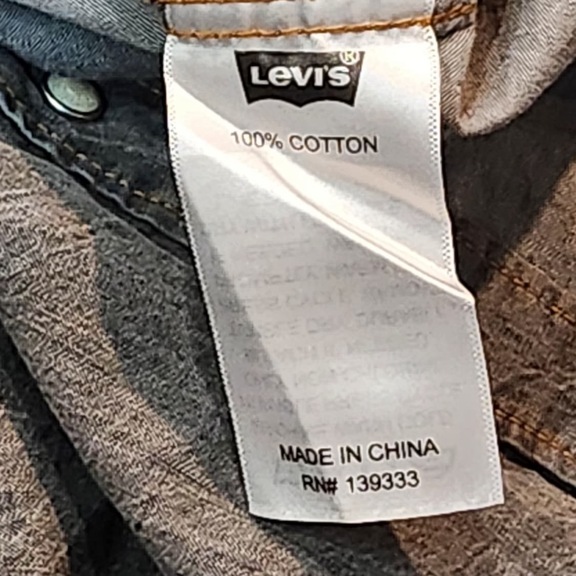 리바이스 웨스턴 스터드 셔츠 상품이미지3