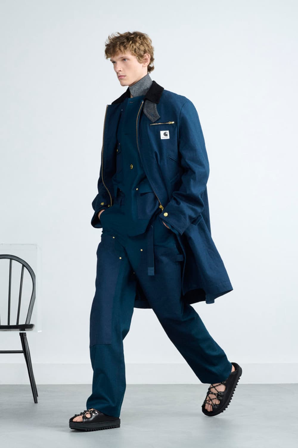 [BNWT]26ss Sacai X Carhartt coat Ivory 3 상품이미지2