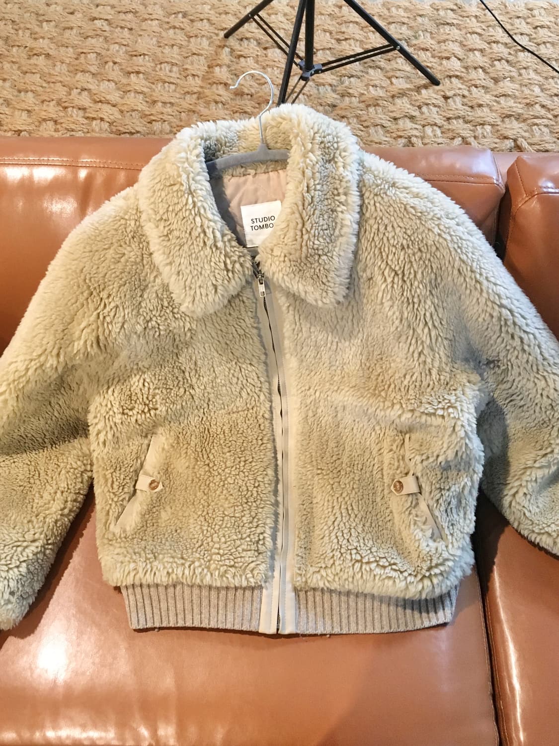 스튜디오 톰보이 누빔 시어링 퍼 자켓 상품이미지3