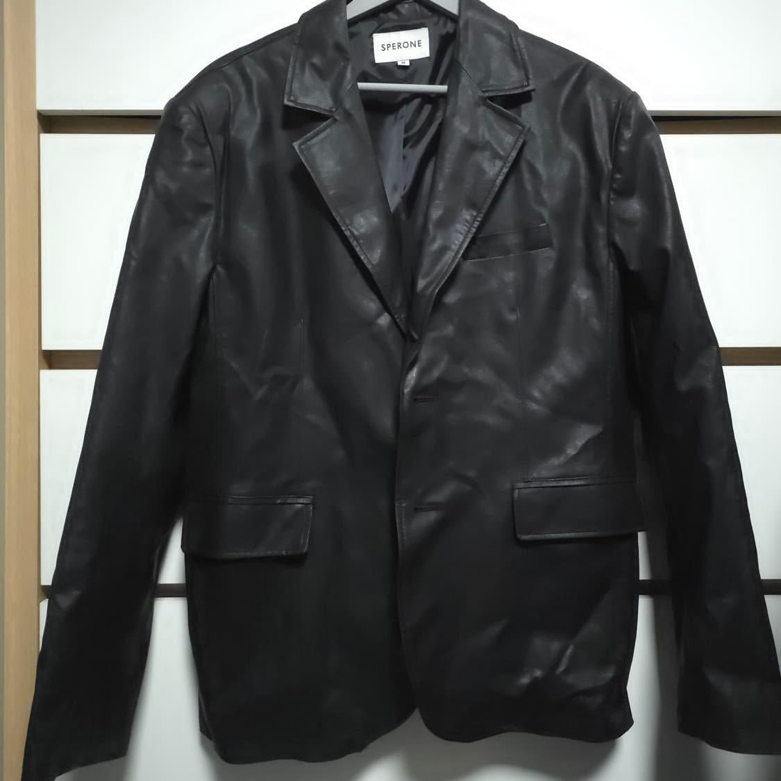SPERONE 브랜드의 블랙 레더 자켓 M 상품이미지1