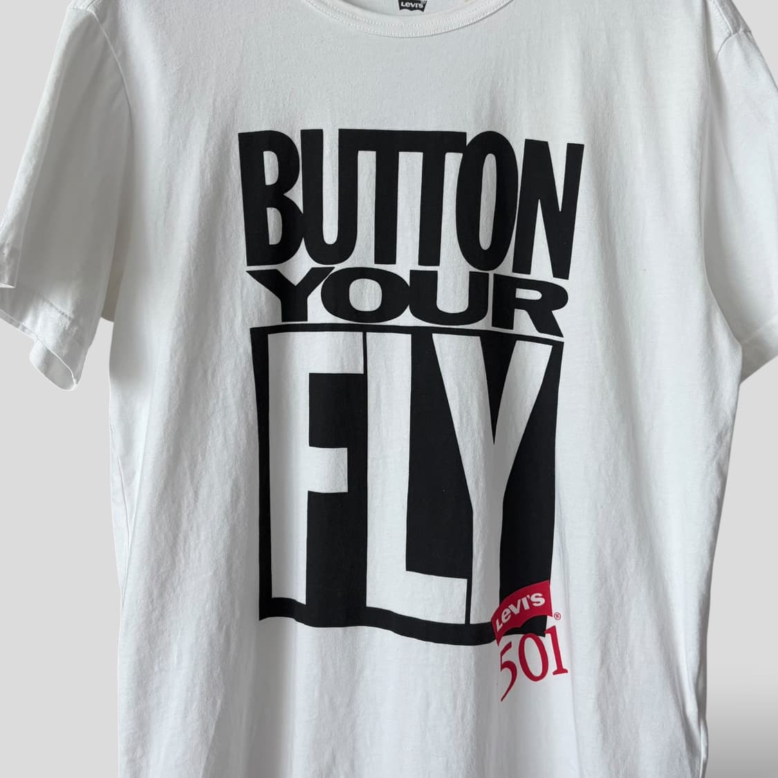 (M)리바이스 501 Button Your Fly 반팔티셔츠 상품이미지2
