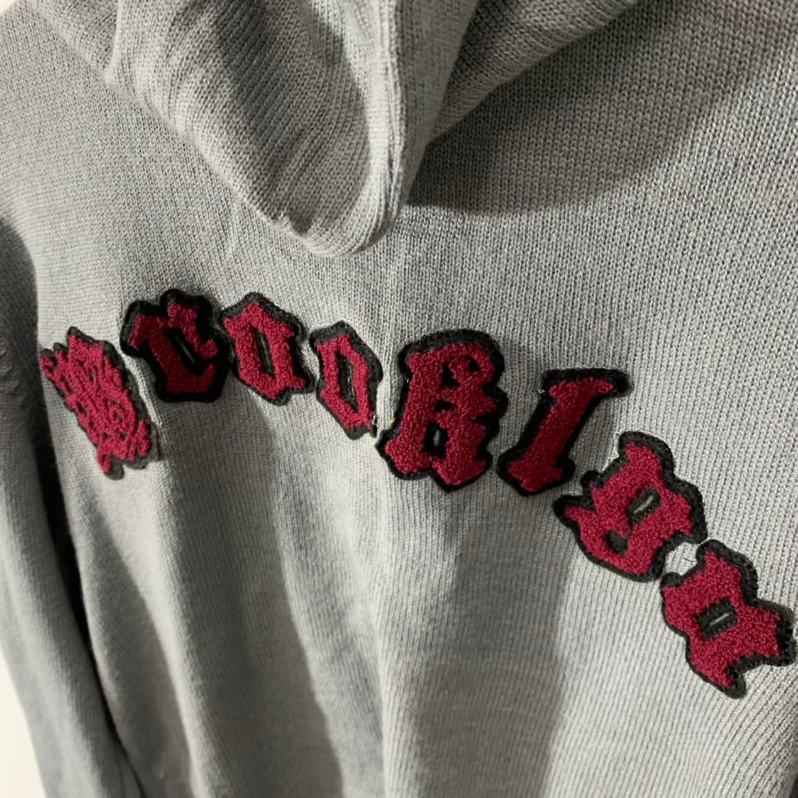 빈티지 후드 레터맨 가디건  상품이미지5