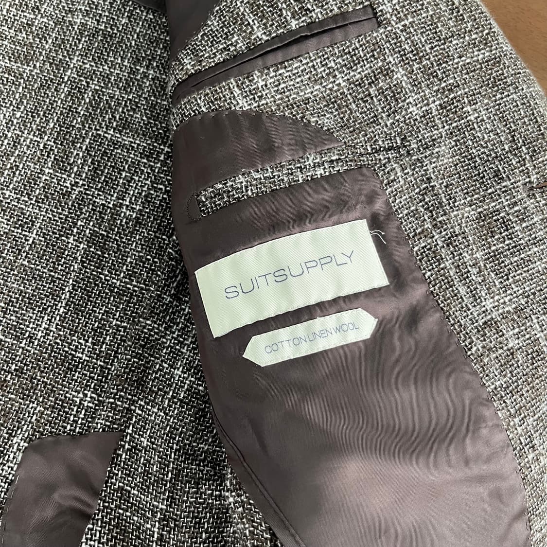 수트서플라이 코튼/린넨 블렌드 블레이져 46 상품이미지7