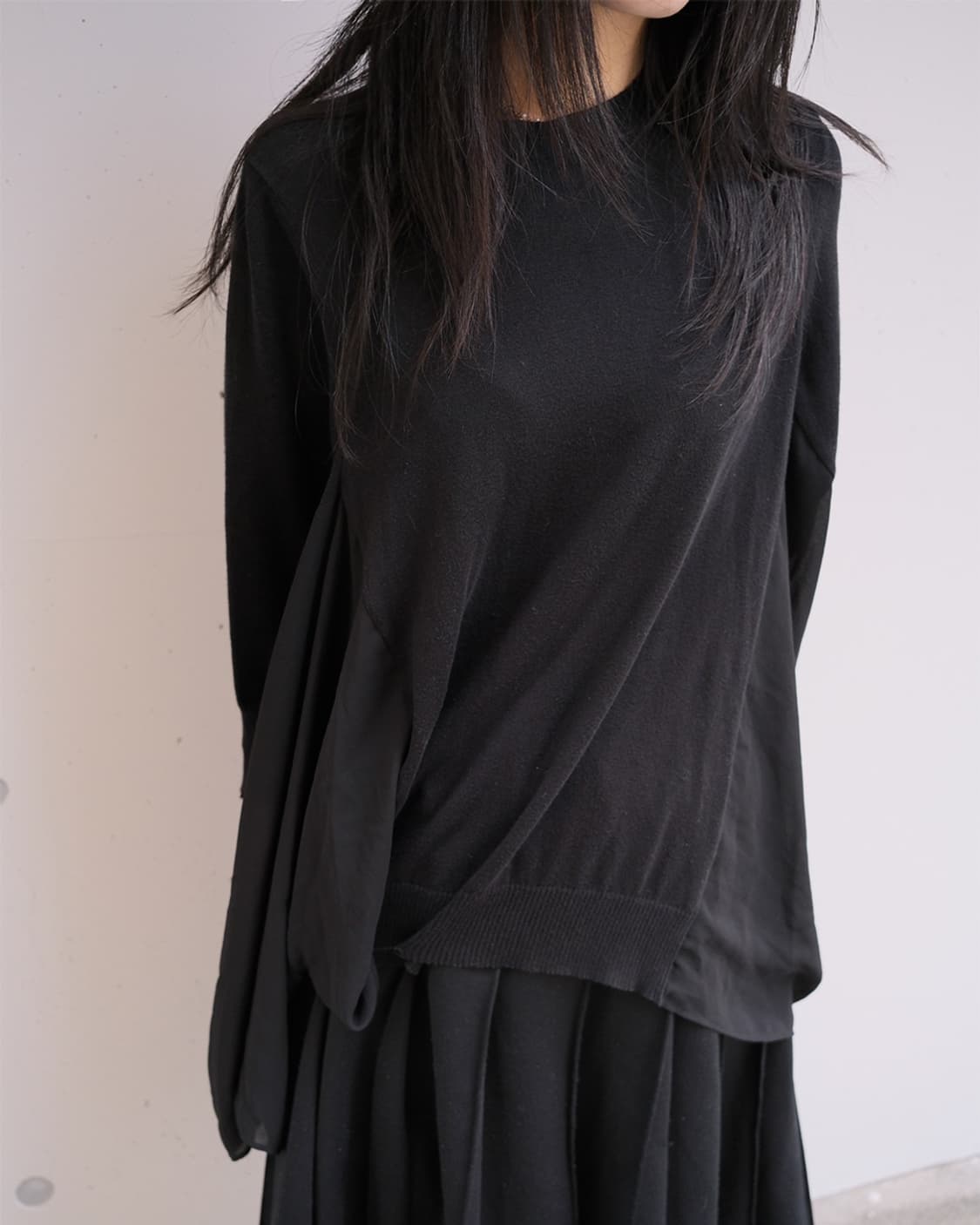 Layered knit top 상품이미지2