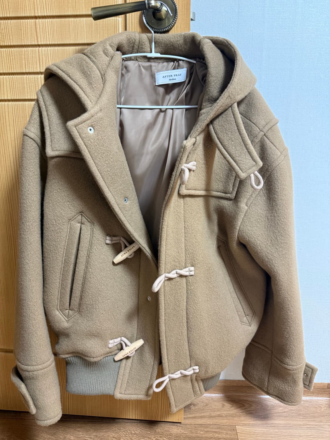 애프터프레이 더플 블루종 카멜 상품이미지2