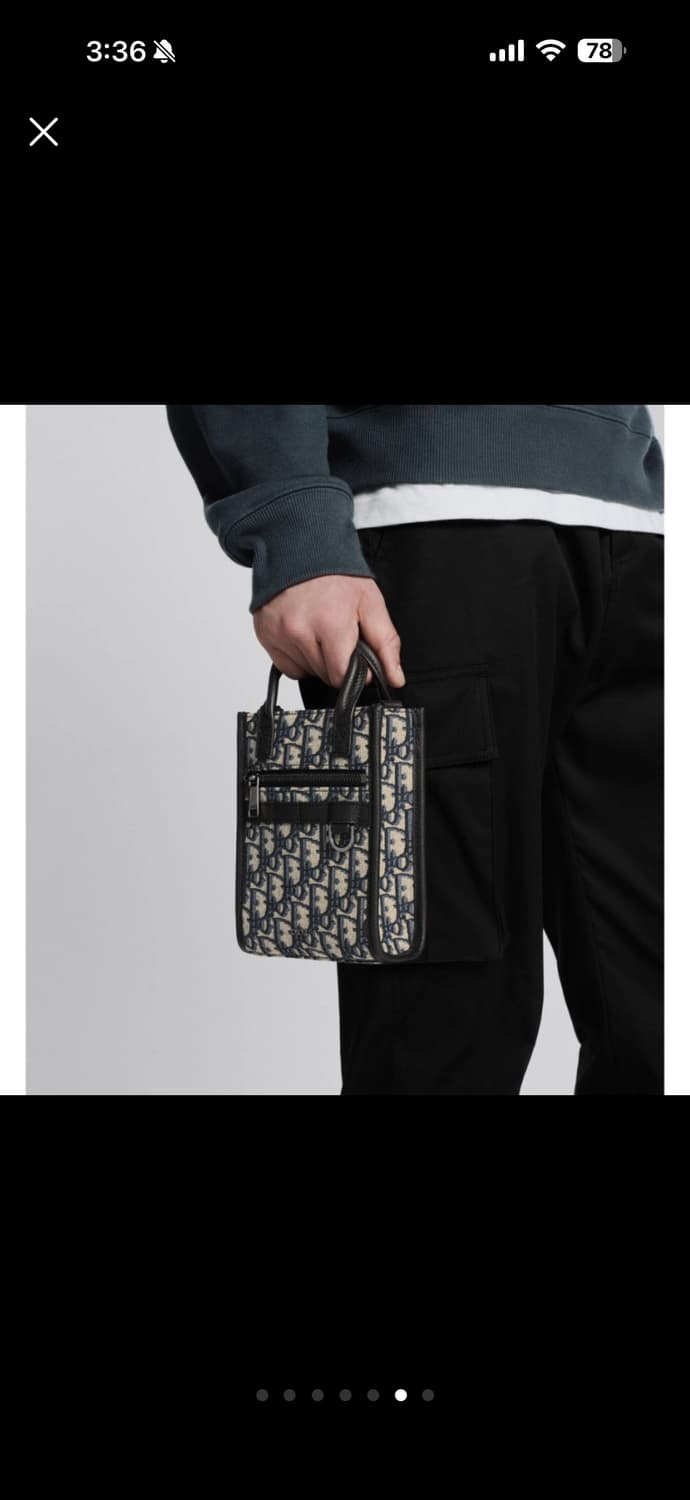 새상품 디올 오블리크 토트 크로스백 상품이미지6