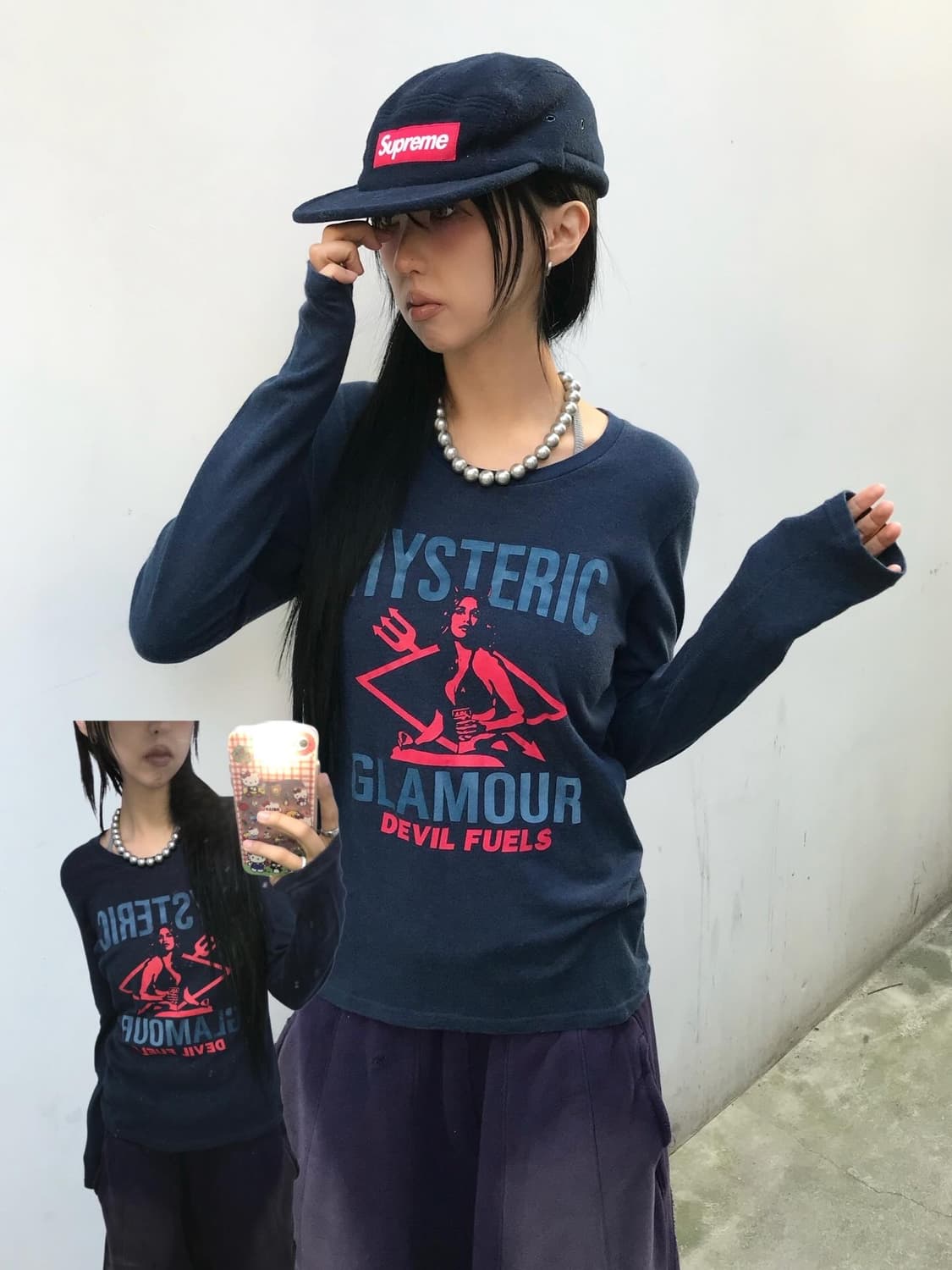 Hysteric Glamour Logo Long Sleeves 상품이미지1