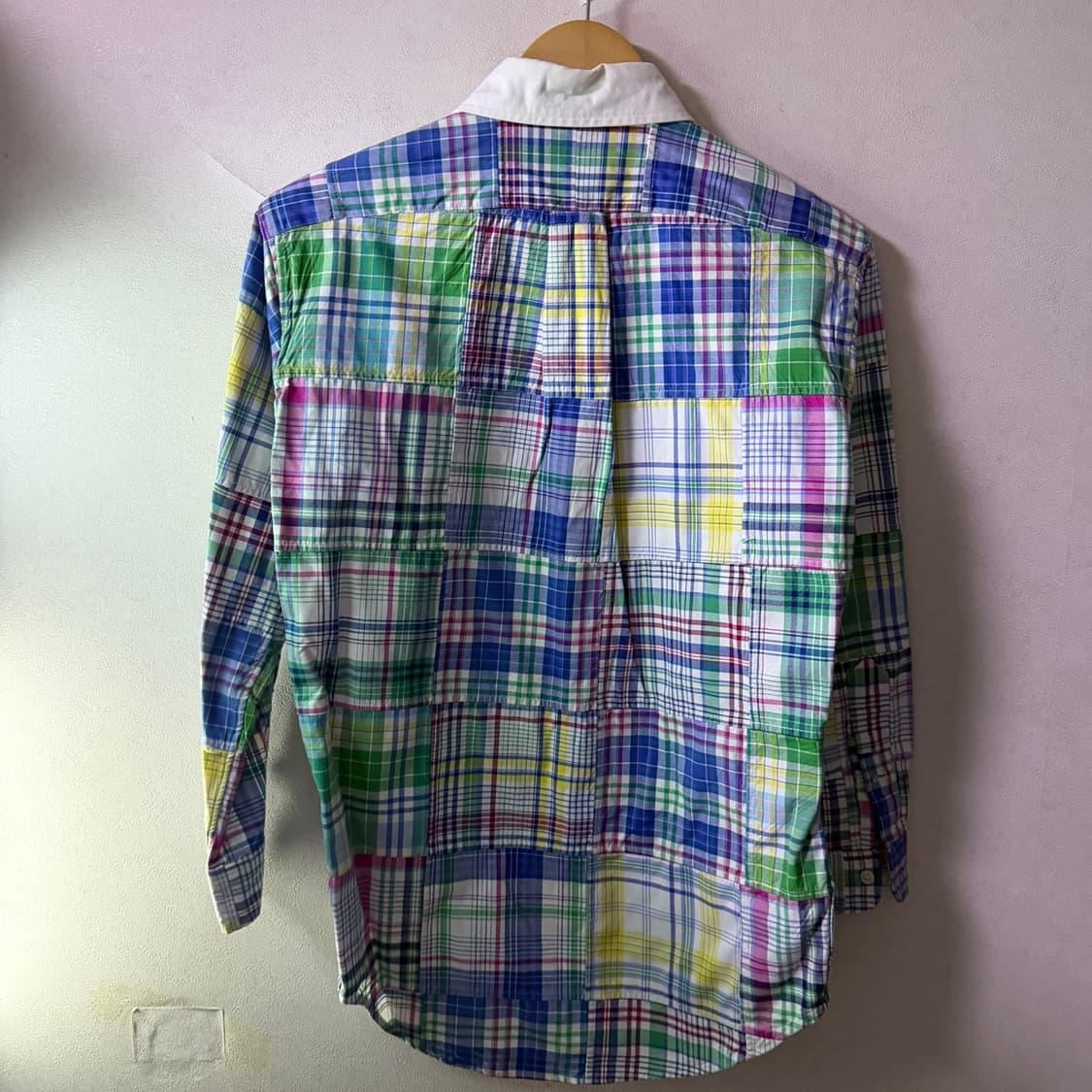 폴로 랄프로렌 패치워크 캐주얼 셔츠 커스텀 S (90-95) 상품이미지4