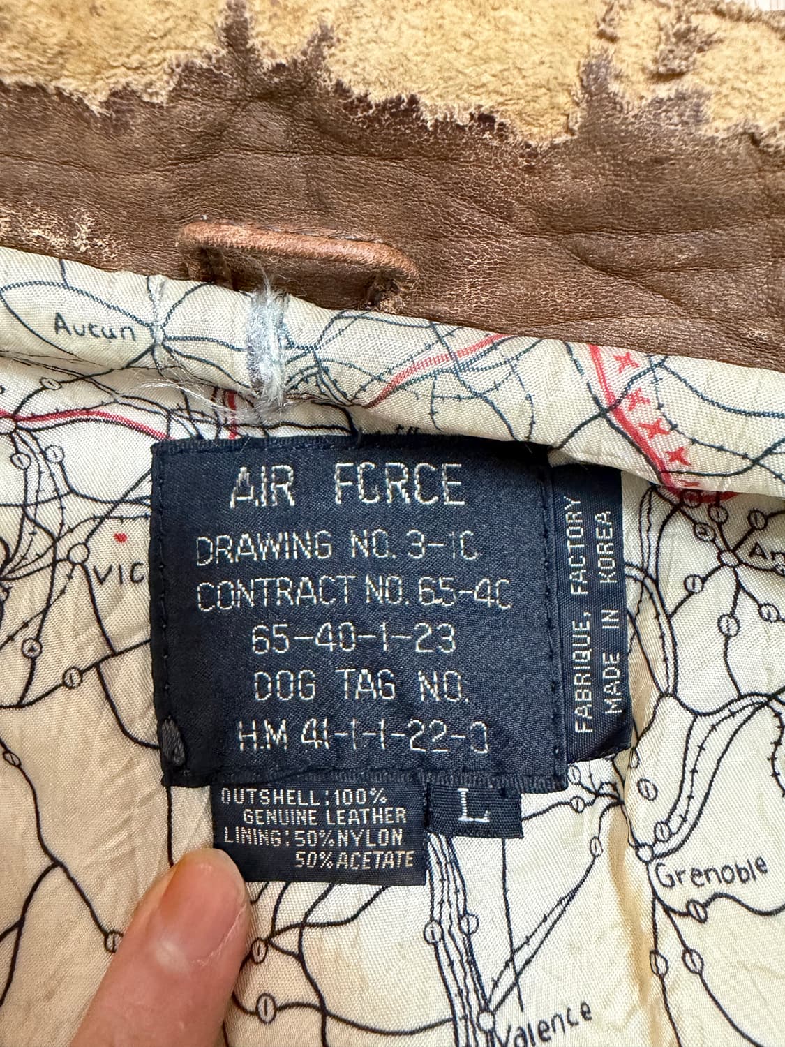 빈티지 가죽자켓 L 상품이미지4