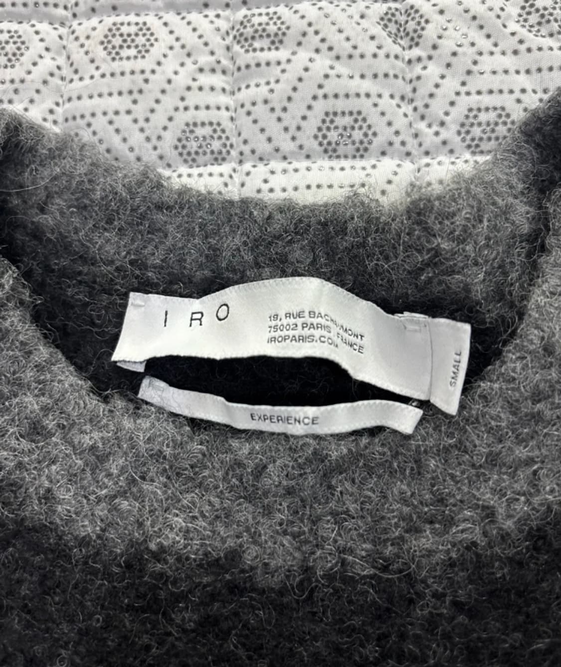 이로 IRO 회색 알파카 오버핏 니트 ~55 상품이미지4