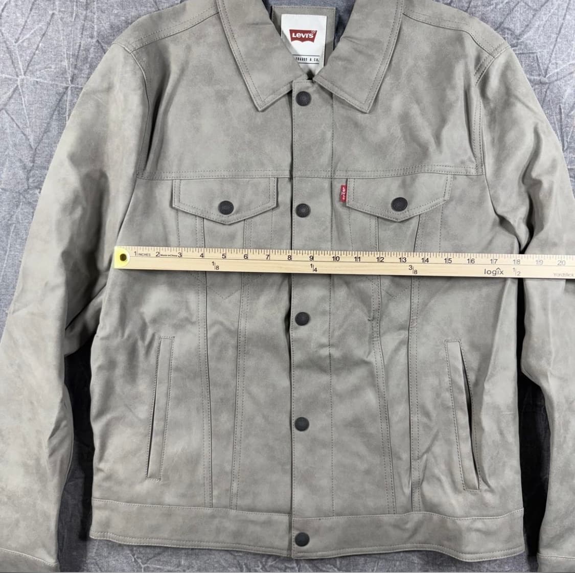 리바이스 스웨이드 텍스처 트러커 자켓 M (보류) 상품이미지7