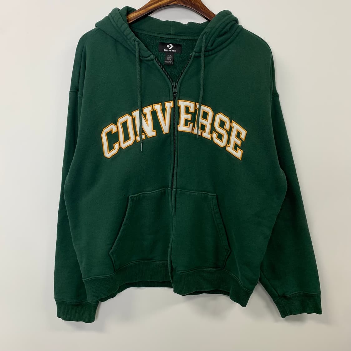 컨버스 y2k 와투케 스펠아웃 그린 후드집업 상품이미지2