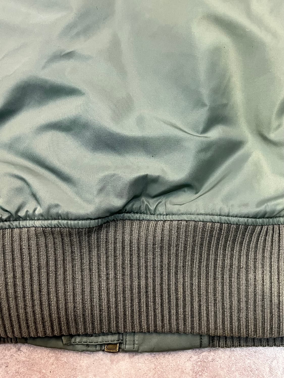 엑스톤즈 밀리터리 ma1 봄버 항공 점퍼 카키 M #csz2036 상품이미지6