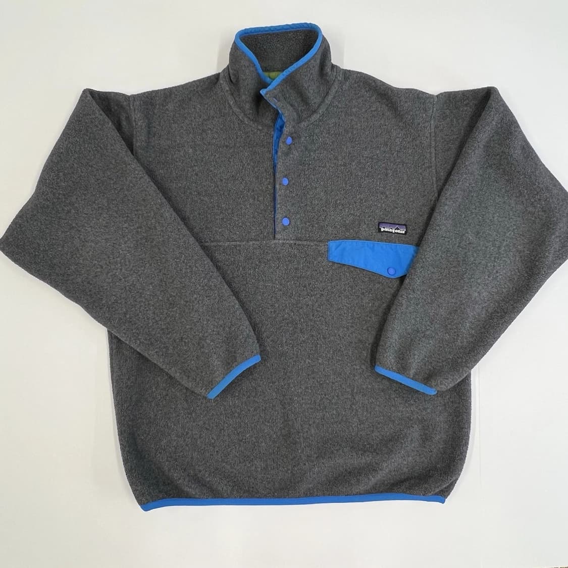 13FW 파타고니아 신칠라 스냅-T 그레이/블루 상품이미지1