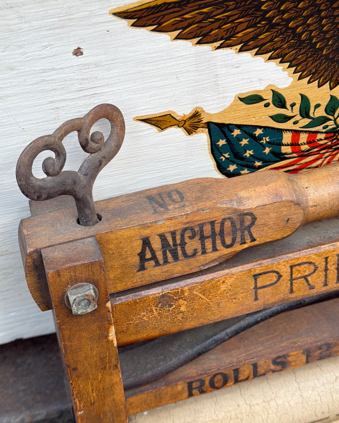 빈티지 소품 1900년 Anchor Clothing 탈수기 상품이미지4