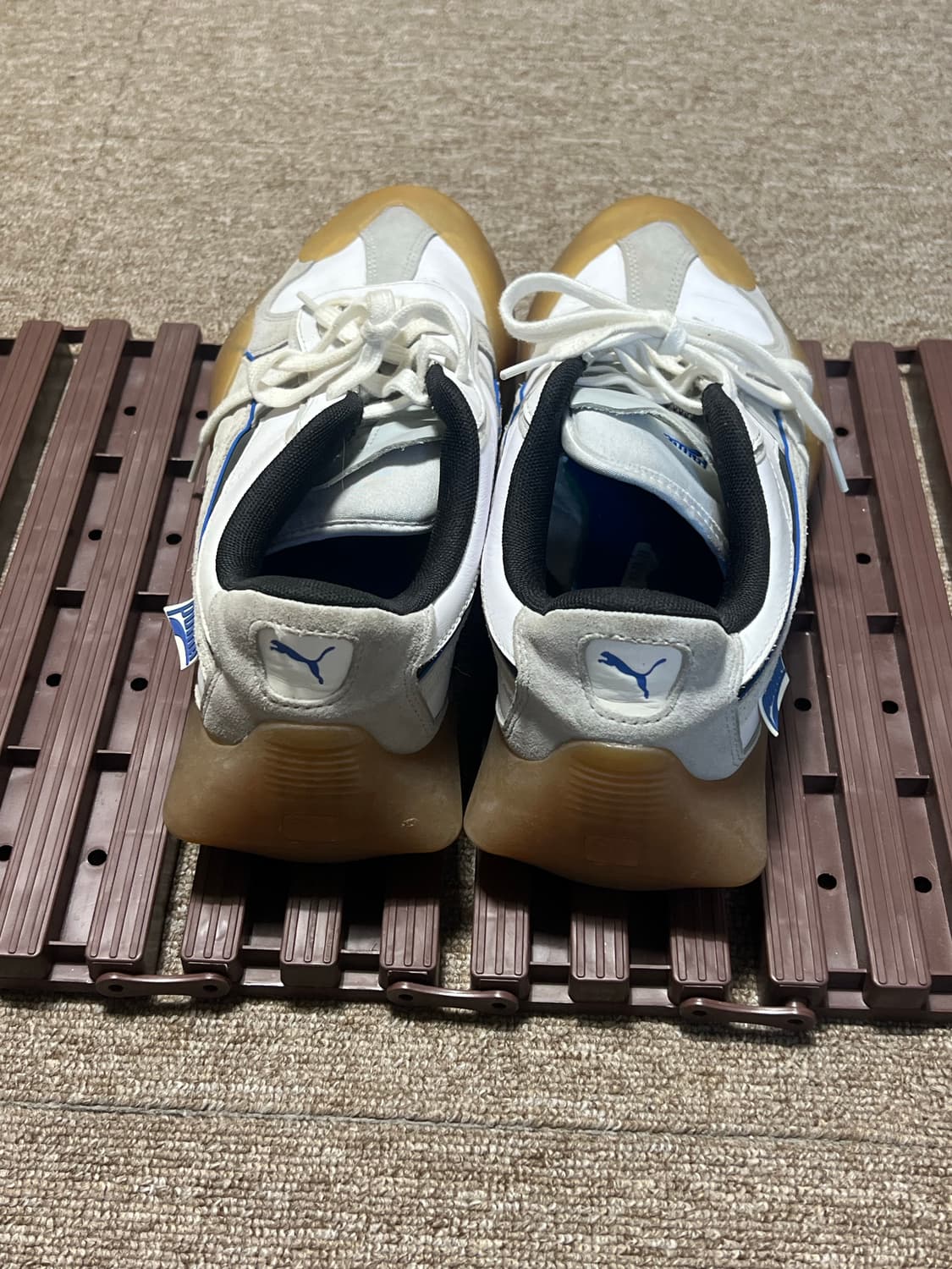 푸마 베이더런 화이트 운동화 280mm 상품이미지4