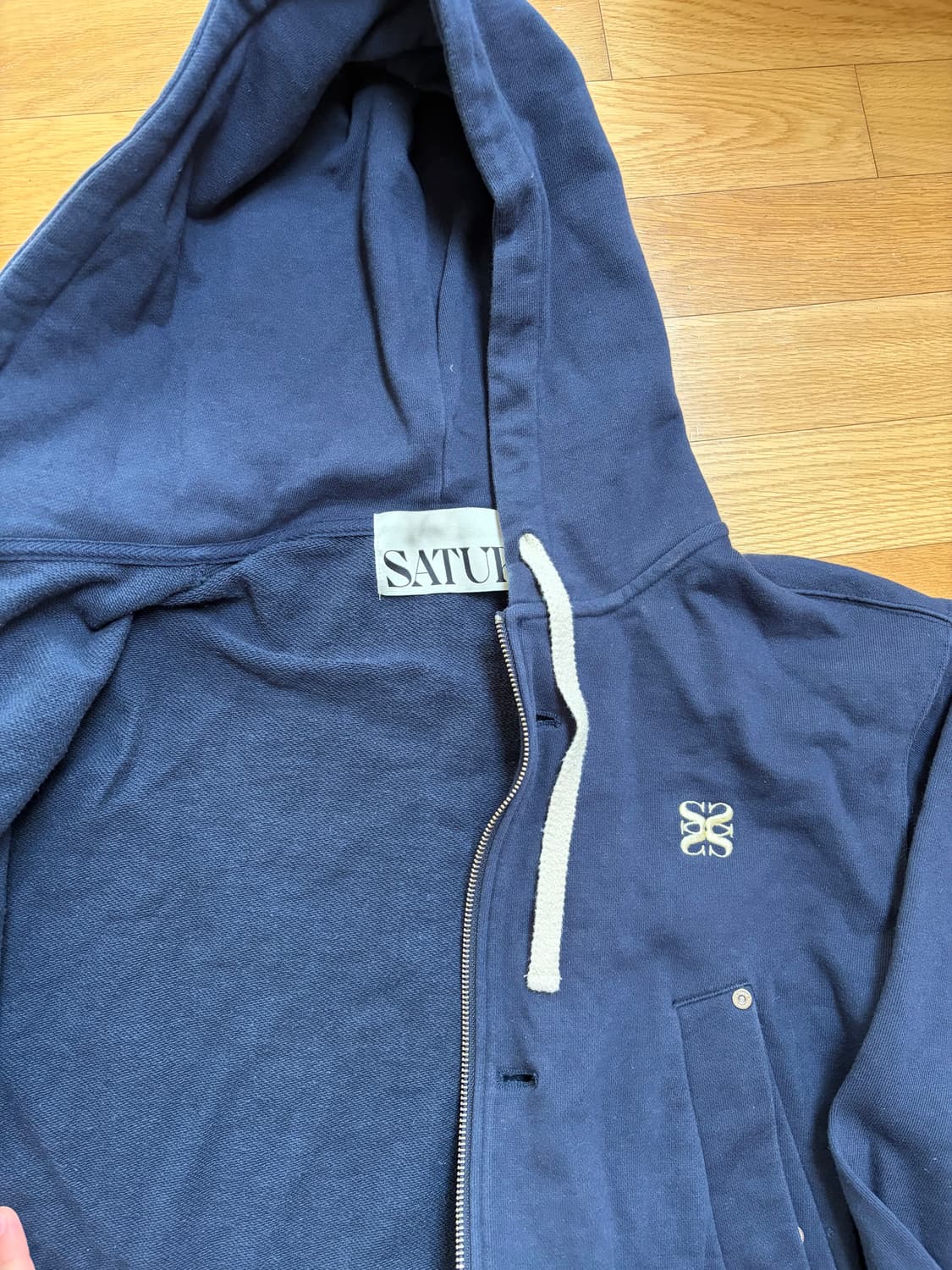 세터 테오 코튼 후드집업 네이비 L 상품이미지2