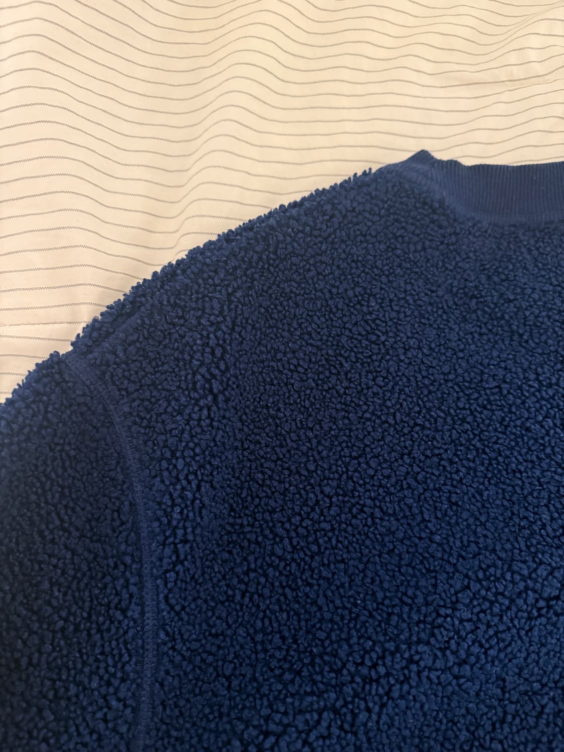 뽀글이 스웻셔츠 Oversized-Fit Teddy Sweatshirt 상품이미지6