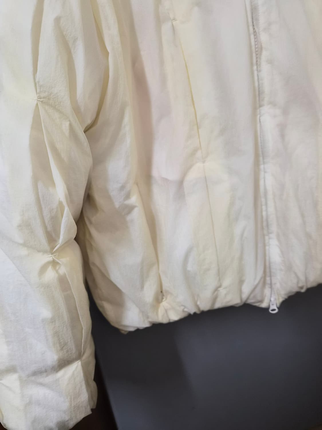 포스트아카이브 팩션 덕 센터 패딩 아이보리 L 사이즈 상품이미지2