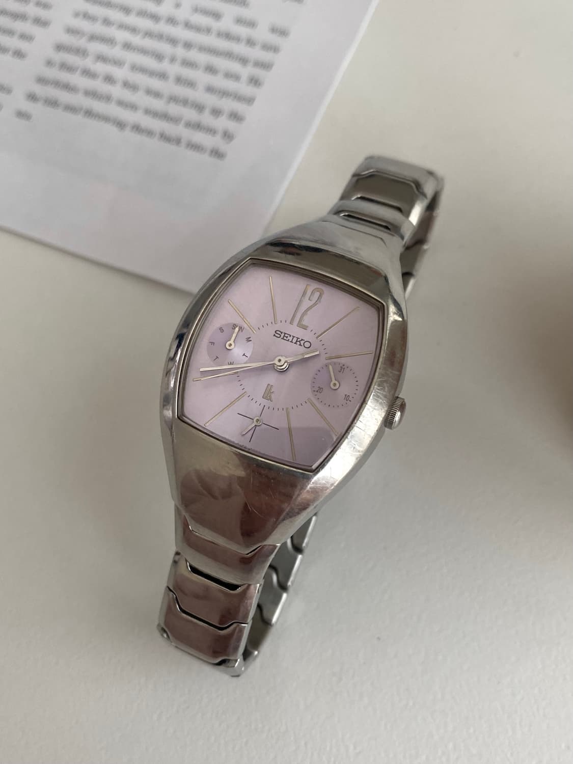 Seiko 세이코 lk 루키아 쉘 실버 라벤더퍼플 상품이미지1