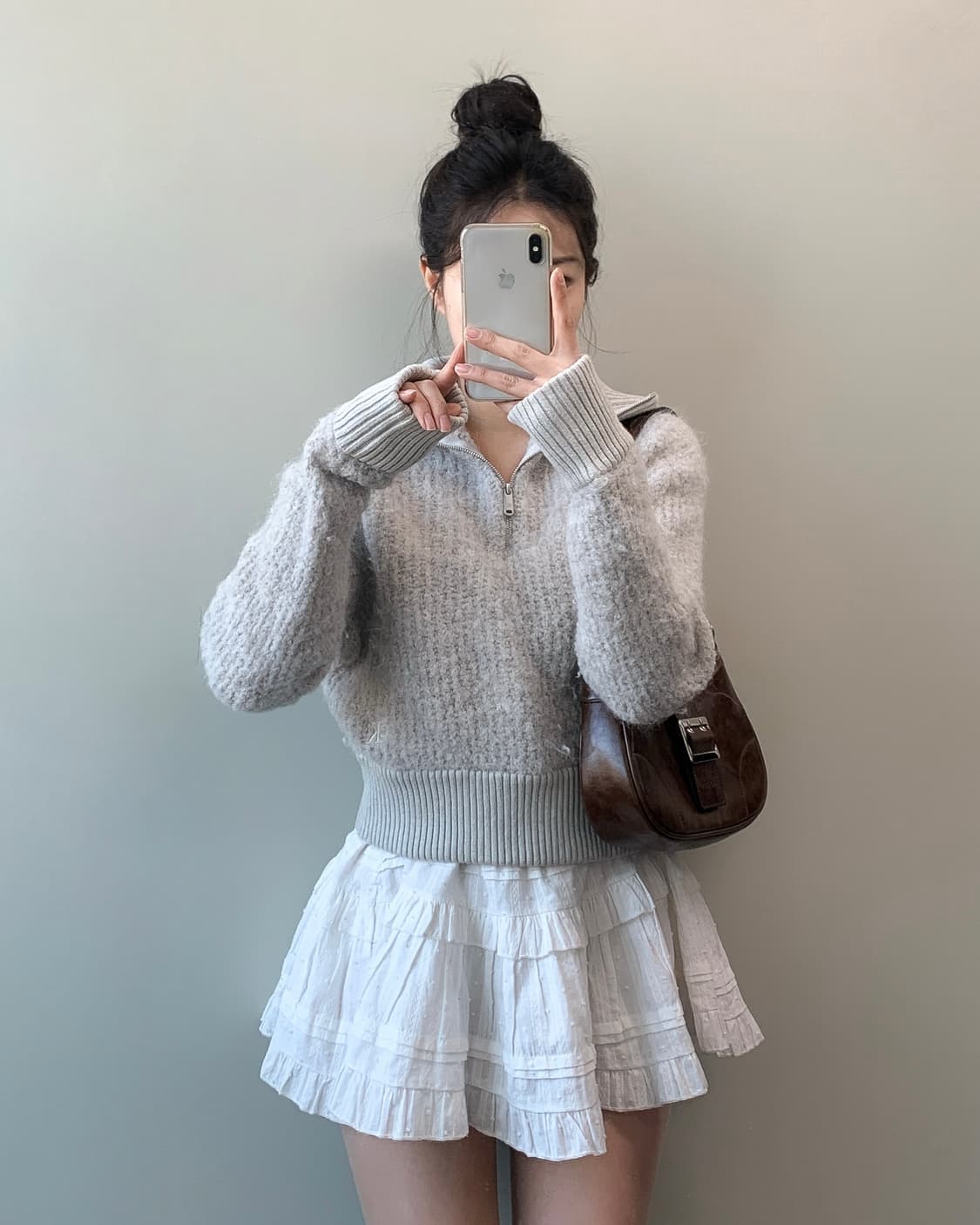 캘빈 클라인 반집업 니트  상품이미지2