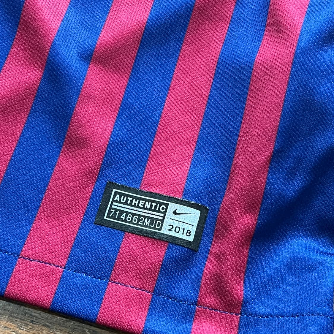 18/19 바르셀로나 챔스패치 메시 홈 유니폼 상품이미지5