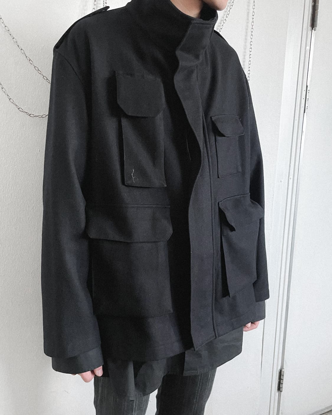 A.P.C 90s riri 2way 밀리터리 코트 상품이미지2