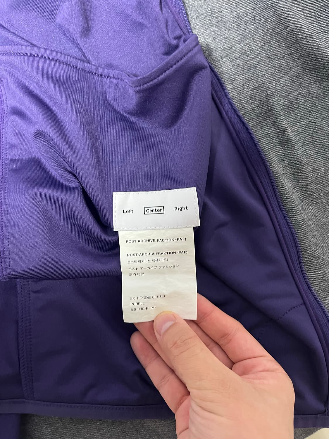 5.0 center hoodie M 상품이미지7