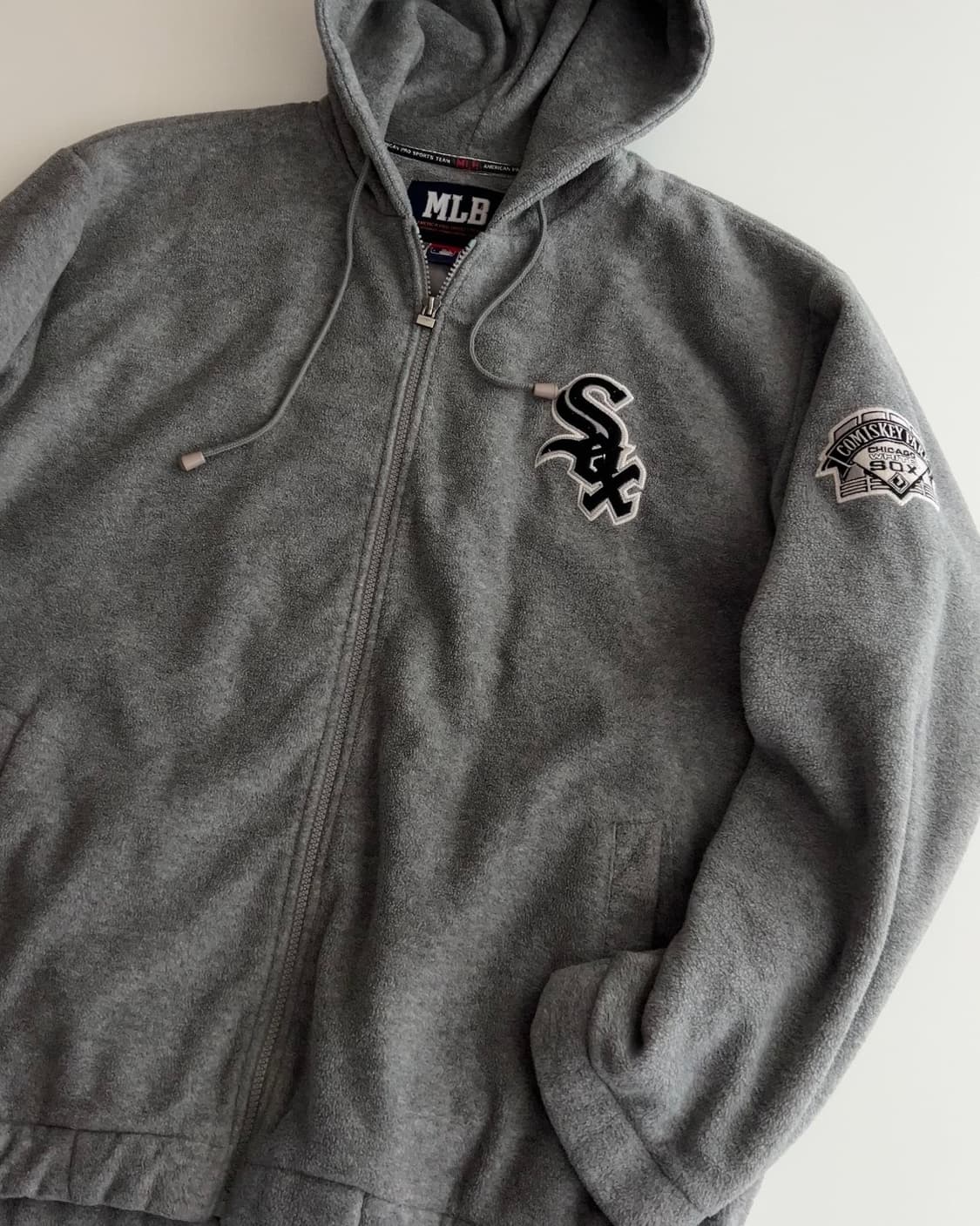 MLB 시카고 화이트삭스 플리스 후드 자켓 100 상품이미지3