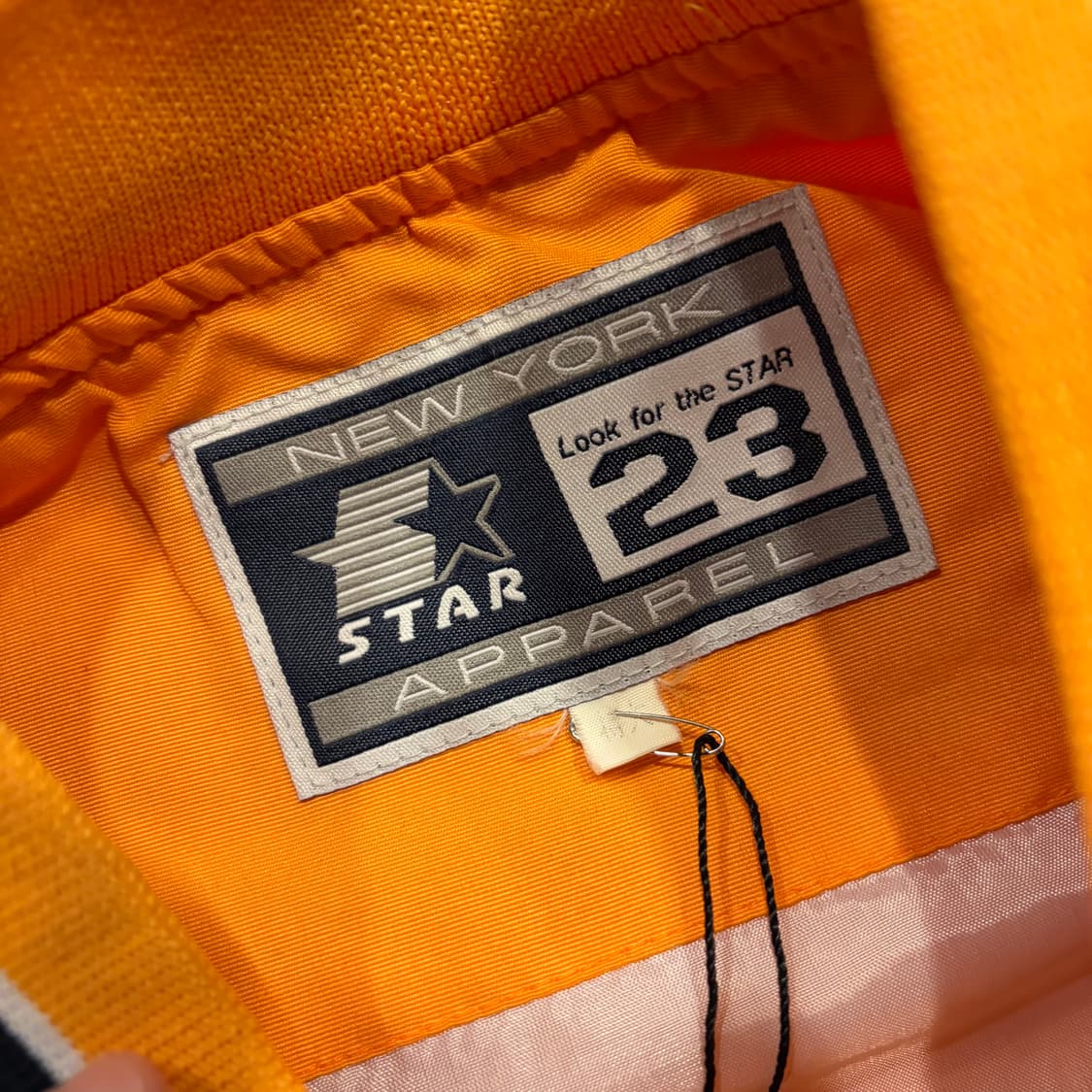 뉴욕 어패럴 빈티지 양키스 야구 점퍼 오렌지 C743 상품이미지4