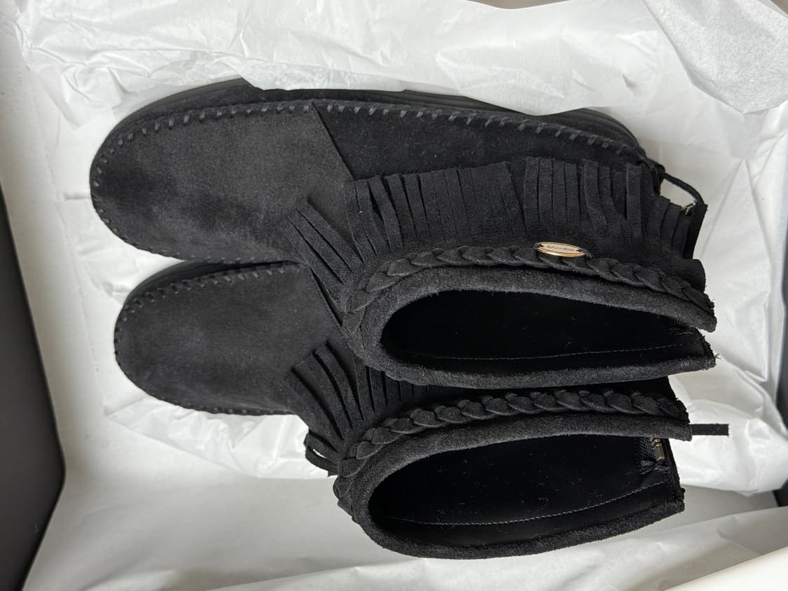 호와스, TASSEL MID BOOTS (BLACK) 39사이즈 상품이미지6
